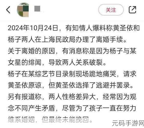 热点爆料,1. “近期热议:明星夫妻离婚背后的真相揭晓!”