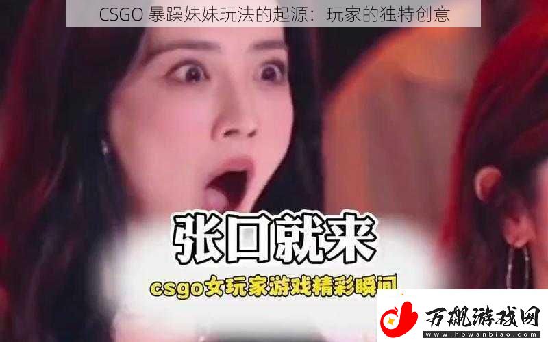 CSGO-暴躁妹妹玩法的起源：玩家的独特创意