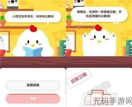 企鹅奇遇记,探索恒温奥秘,蚂蚁庄园6月8日揭秘新知