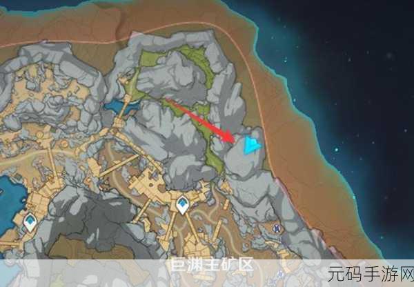 原神探险新揭秘,巨渊主矿区铁门背后的秘密宝藏